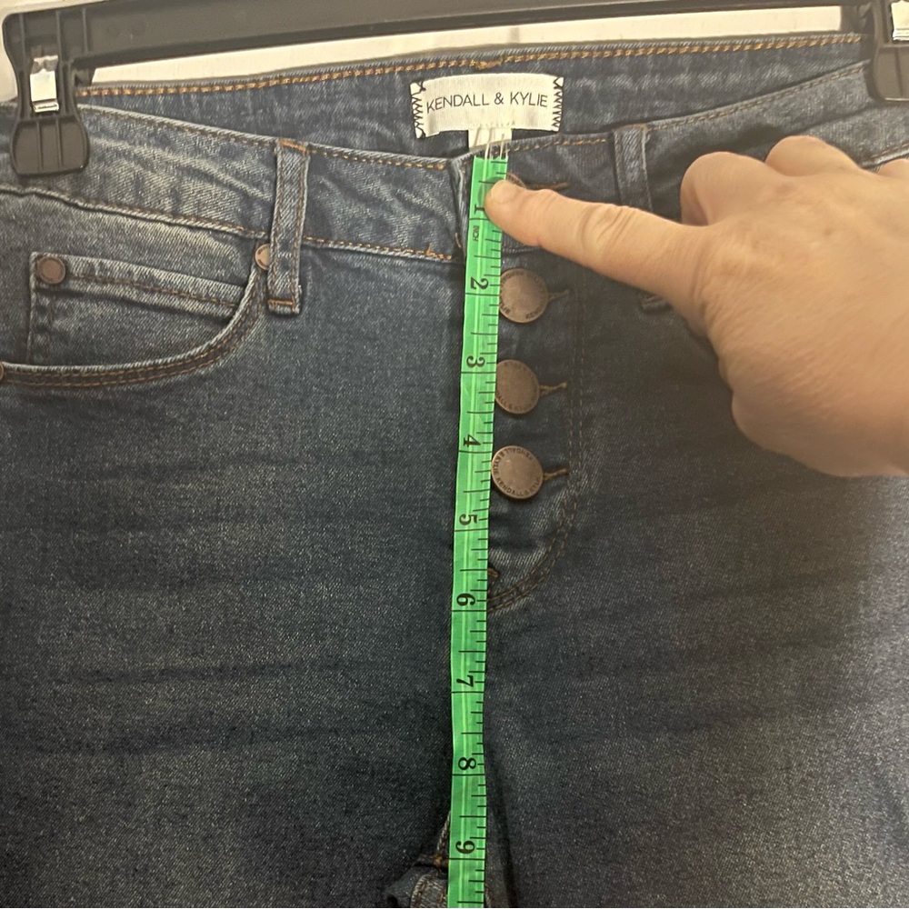 Kendall & Kylie Dark Blue Skinny Jeans - Picture 3 of 10
